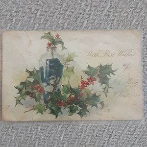 Vintage Christmas postcard.